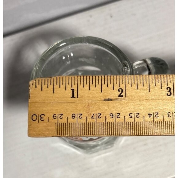 A&W Canada Root Beer Special Edition Glass Mini Mug Cup Logo 3 1/8" Tall Vintage - Picture 4 of 5